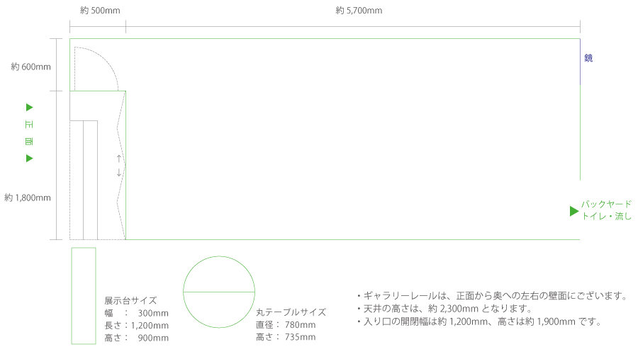 ギャラリー内部図